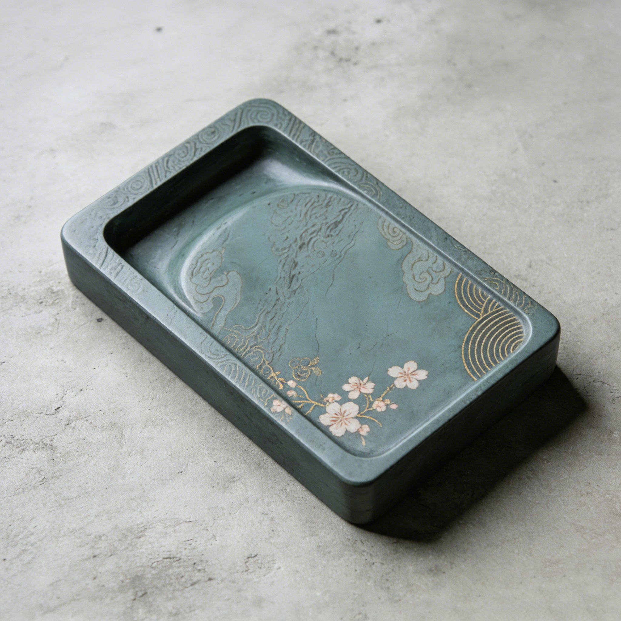 書道用高品質硯台（2点セット）