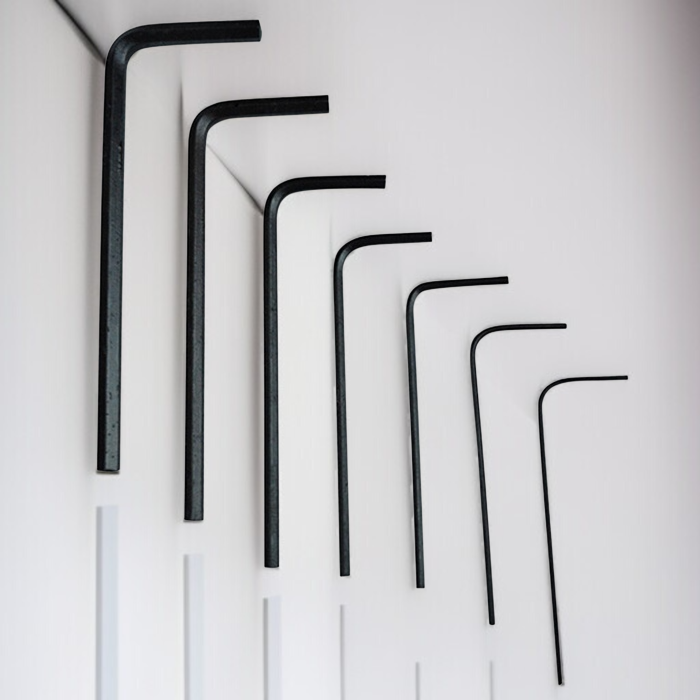 China High Quality Carbon Steel Hex Wrench  Zinc Allen Hex Key of Hardware Tools