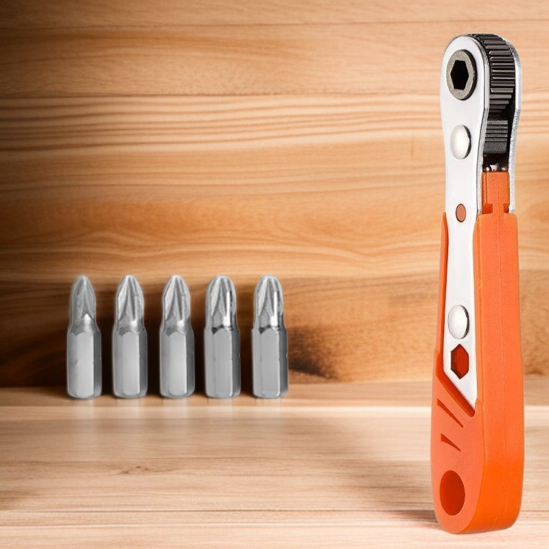 Bidirectional ratchet Wrench Wrench Set Enlarged Gear Nonslip handle Small space Zinc alloy collet S