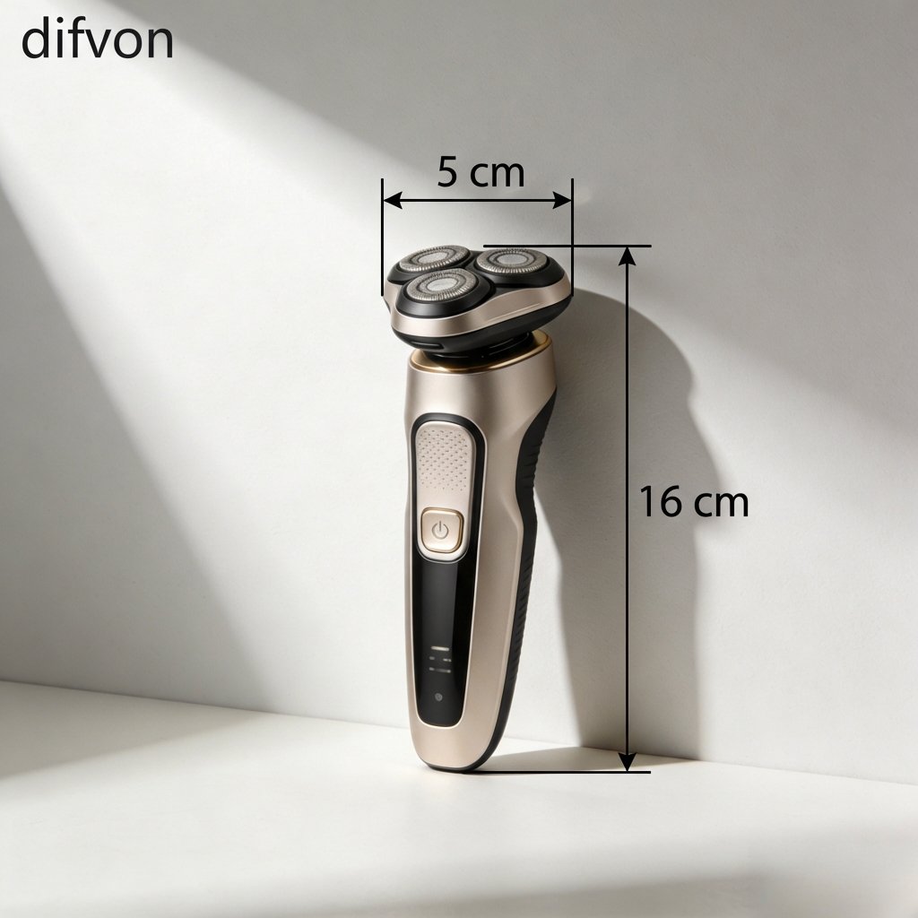 เครื่องโกนหนวดไฟฟ้าใช้งานได้ทั้งเปียกและแห้ง