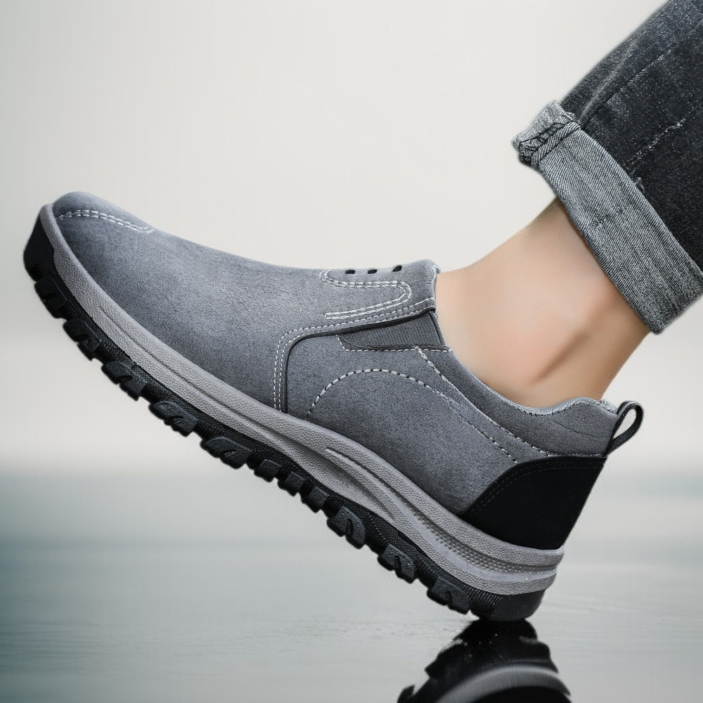 男性用カジュアル滑り止め耐摩耗性シングルシューズ