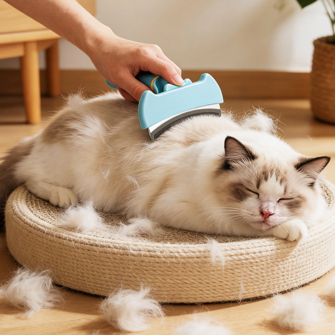 JMY One-Touch Thin Hair Catching Brush