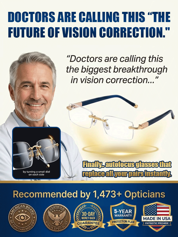 [One Pair Does It All & Restores Vision] Automatic Adjusting Reading Glasses