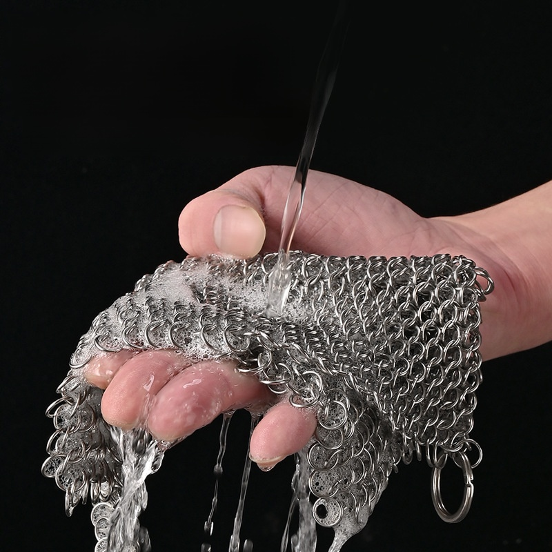 ลูกบอลทำความสะอาดครัวสแตนเลส