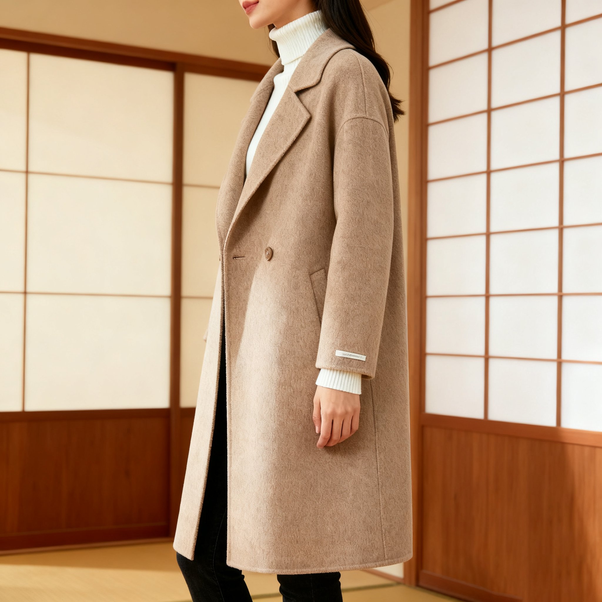 レディース秋冬ロングオーバーコート