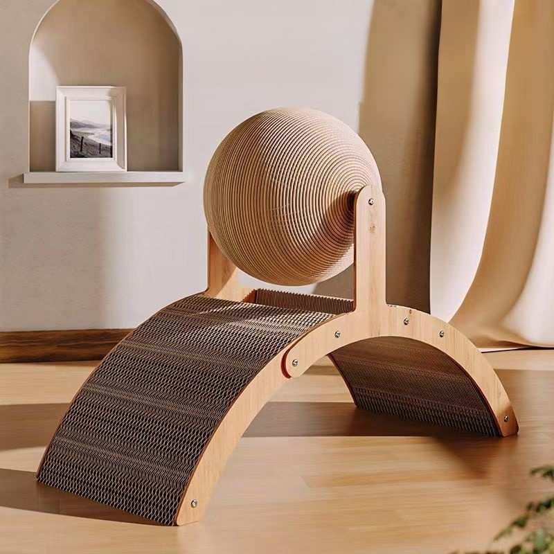 ยืนขึ้นแมว Scratch บอล