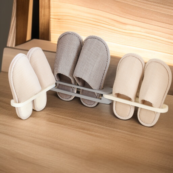 Bathroom Wall-mounted Punch-free Slipper Rack