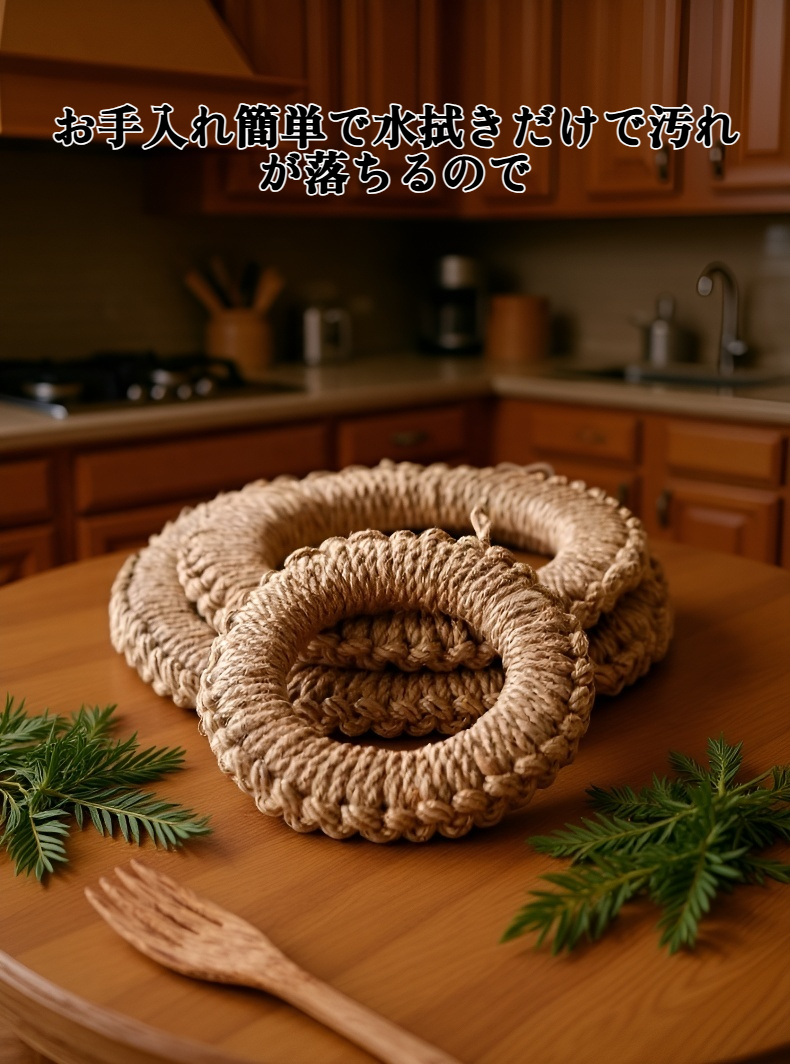 おしゃれなデザインの耐熱デスクマット