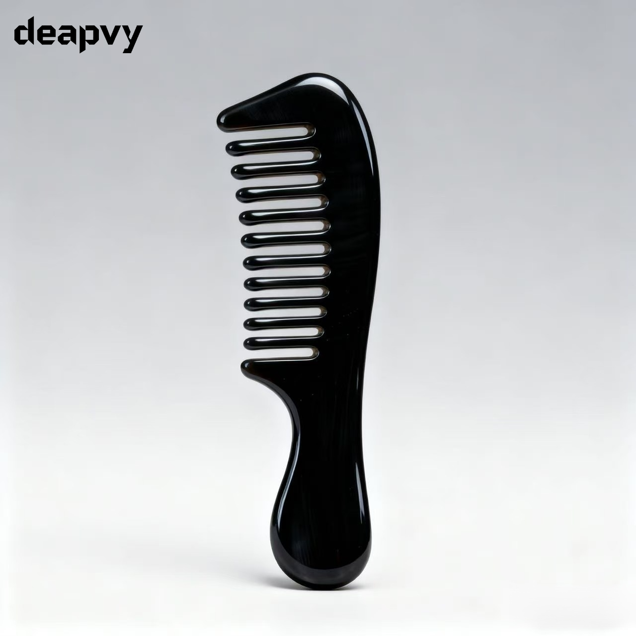 흑우각 빗, 청정두정마사지 경락빗 (2개)