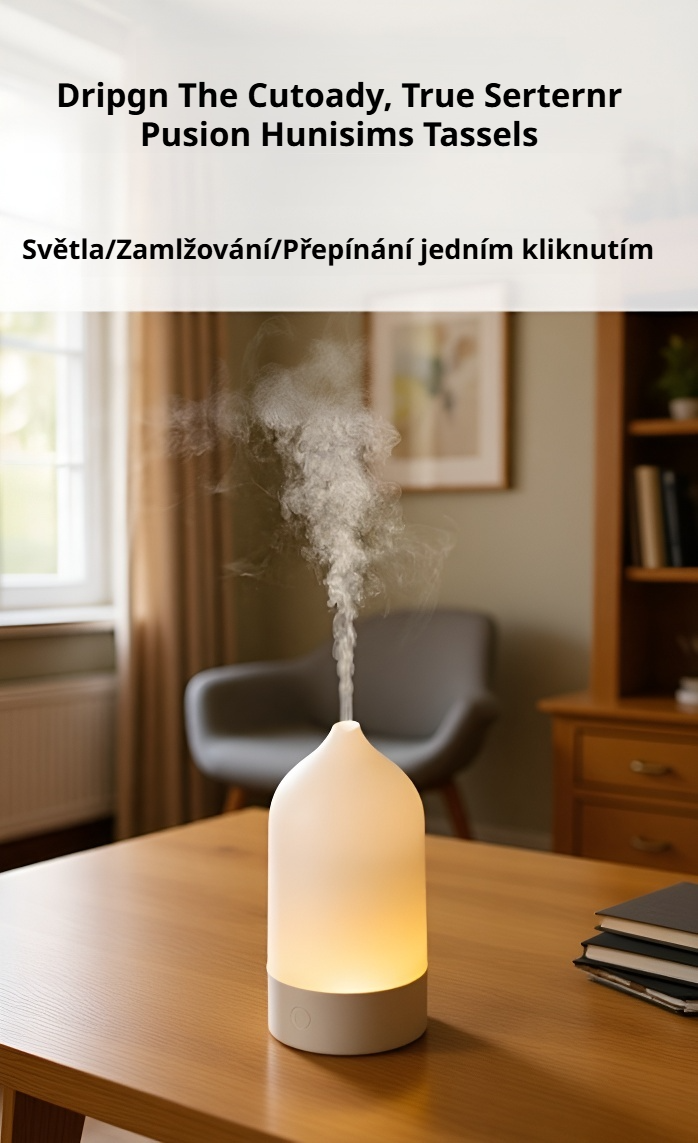 Difuzér na esenciální oleje s funkcí aromaterapie