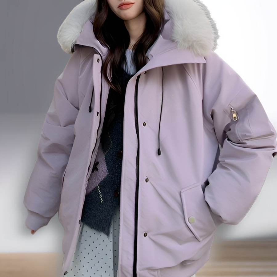 여성용 두껍고 따뜻한 면 의류