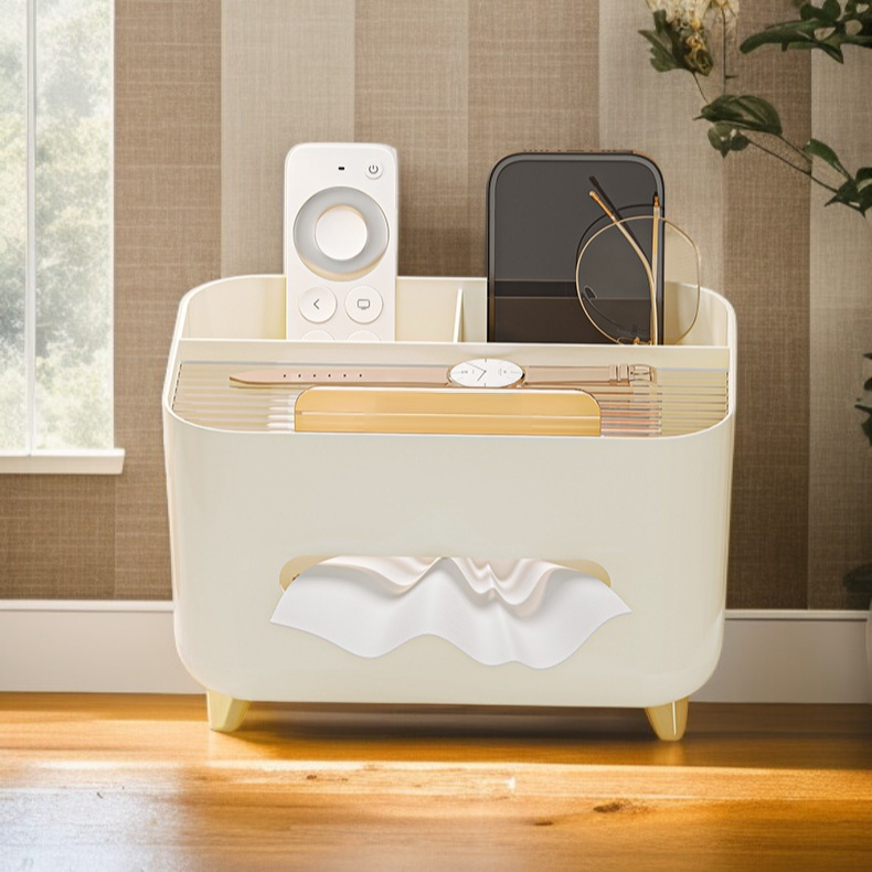 데스크탑 다기능 티슈 박스