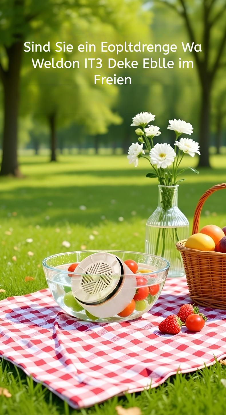 Automatischer Obst- und Gemüse-Reiniger mit Desinfektionsfunktion in moderner Küche