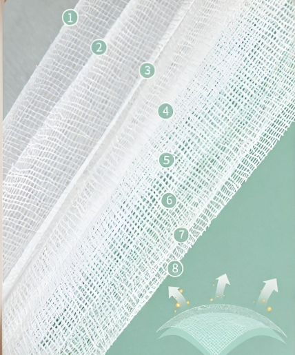 오염 제거에 탁월한 메쉬 천 사용 예시