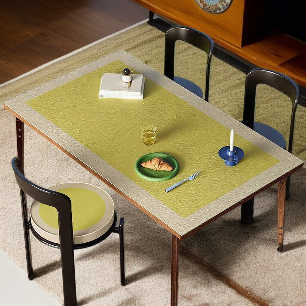 프리미엄 디자인 식탁 매트 인테리어 효과