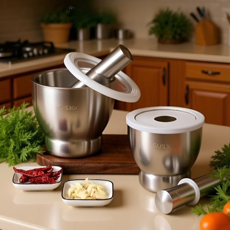 304 스테인리스 강 실속 마늘 으깨기