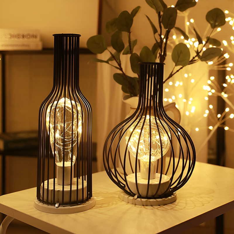 創意酒吧電子燈酒瓶酒杯小夜燈