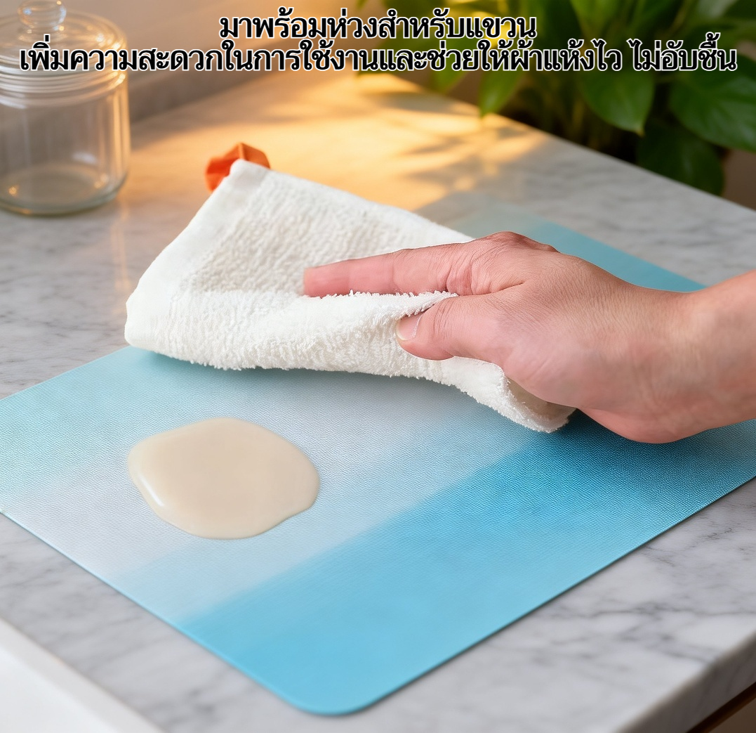 ผ้าขนหนูสี่เหลี่ยมผืนเล็กผ้าฝ้ายแท้