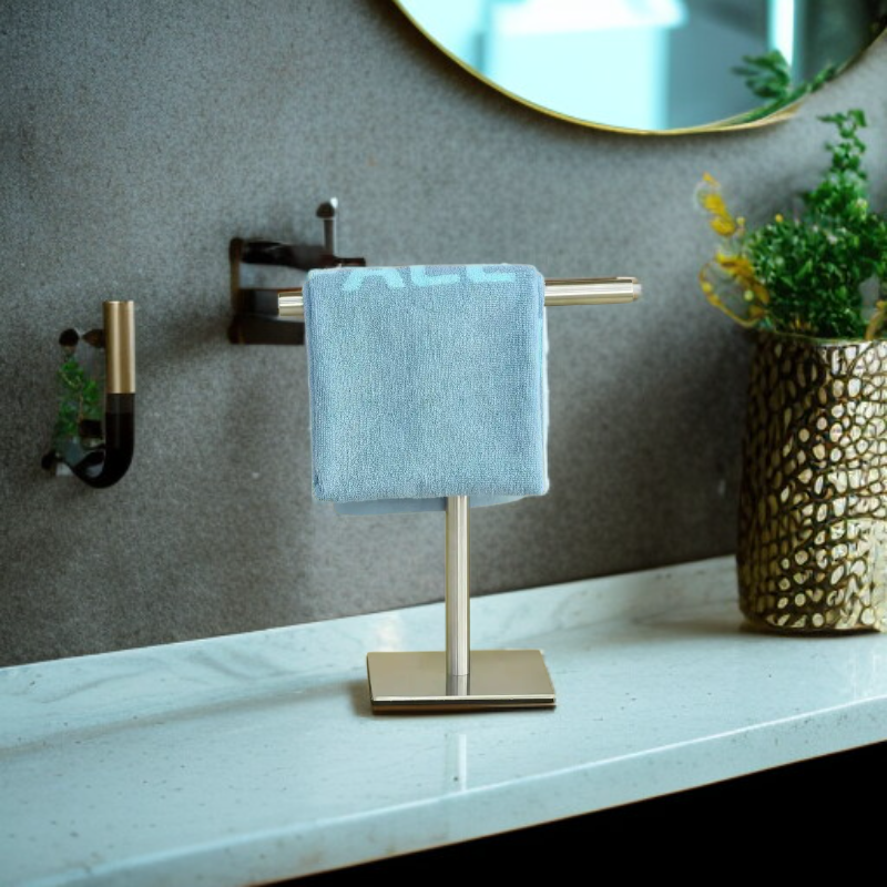 조리대 데스크탑 목걸이 보관 및 전시용 수직 수건 걸이