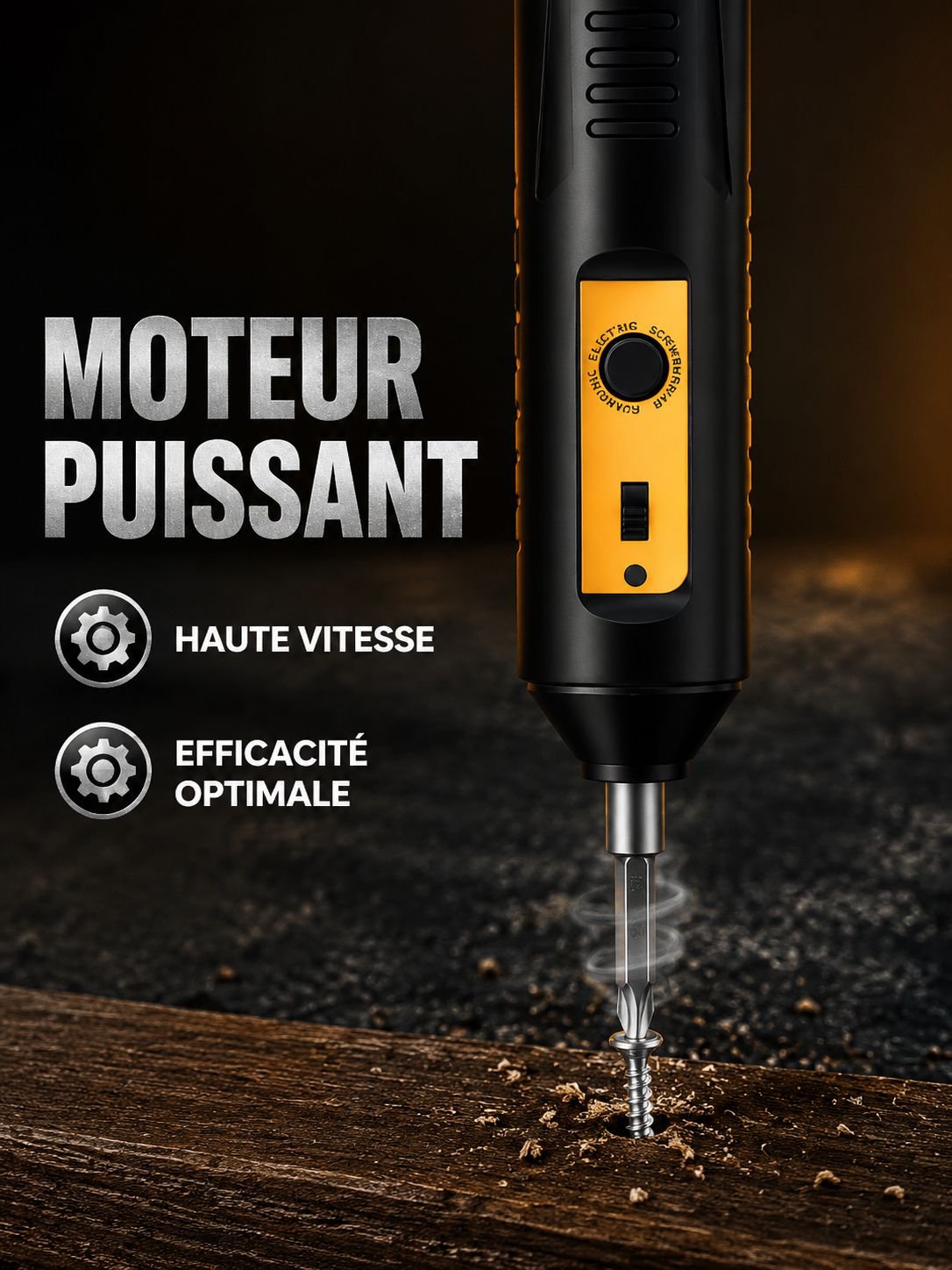 Tournevis électrique rechargeable à batterie au lithium