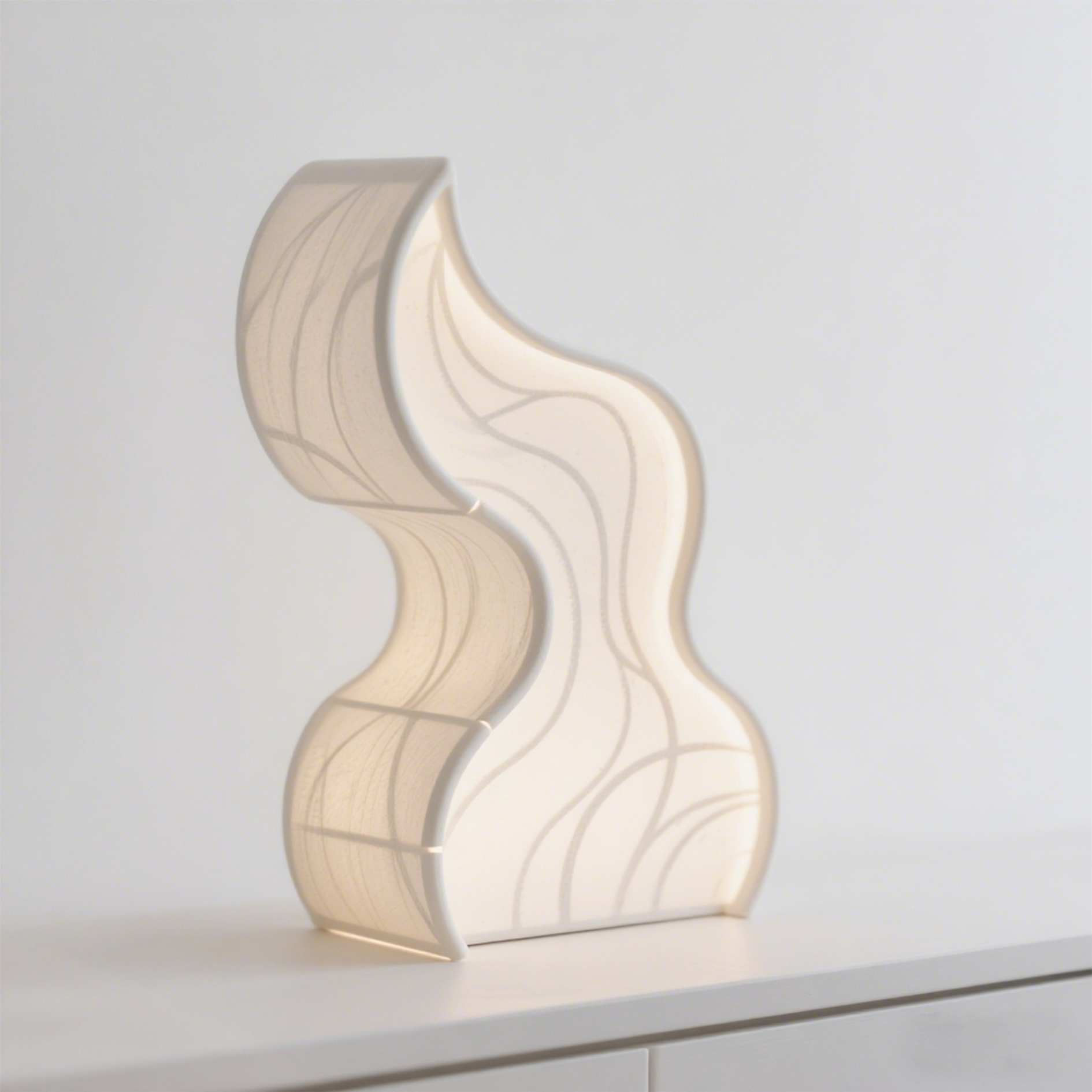  Set de 2 veioze de pat cu design unic