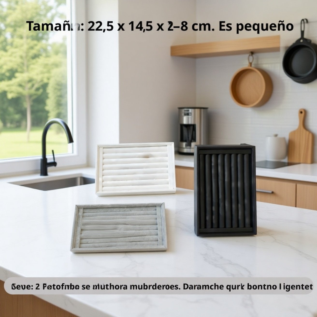  Bandeja pequeña sin tapa para exhibición de anillos y joyas