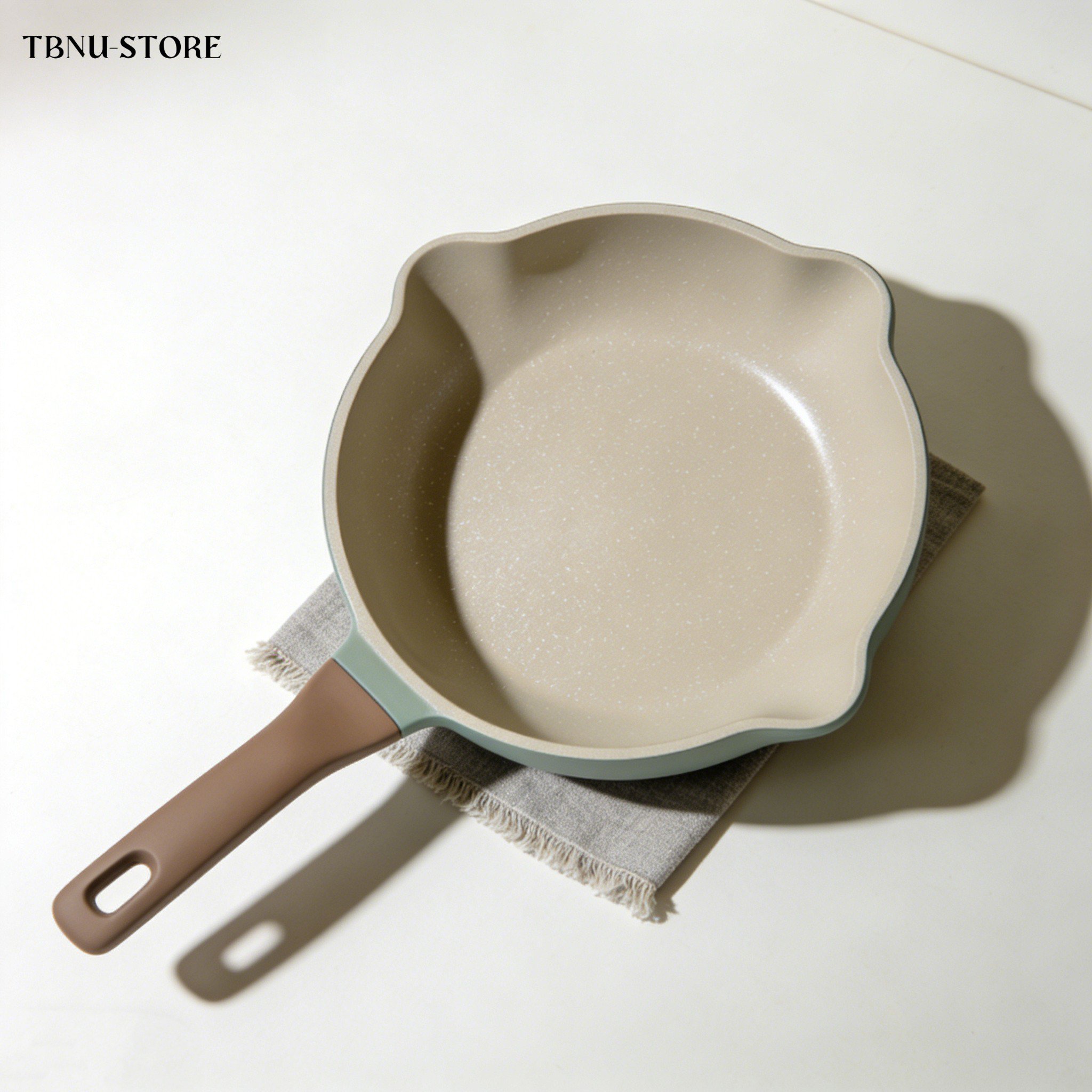 กระทะทอดเคลือบเซรามิกไม่ติดกระทะ