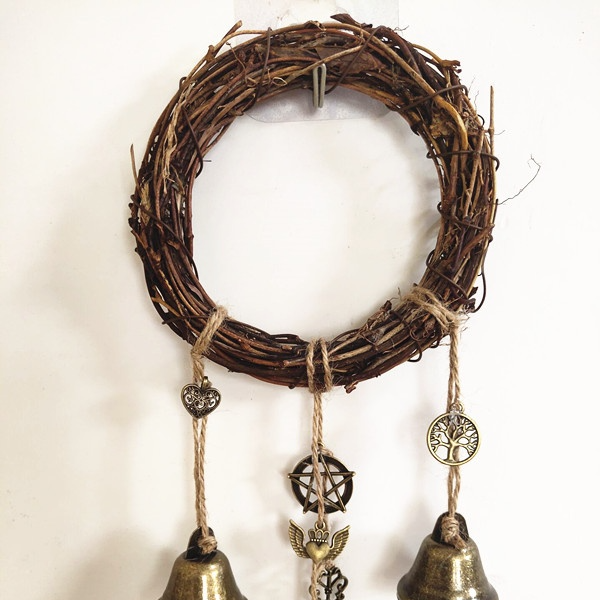 Bohemian witch doorbell decoration