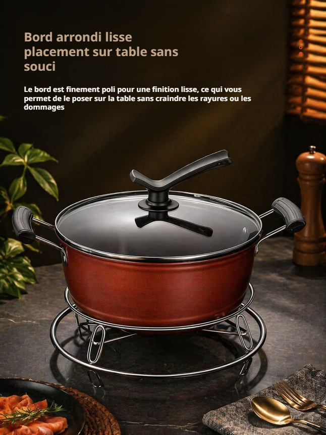 Grille vapeur multifonction pour casseroles et poêles