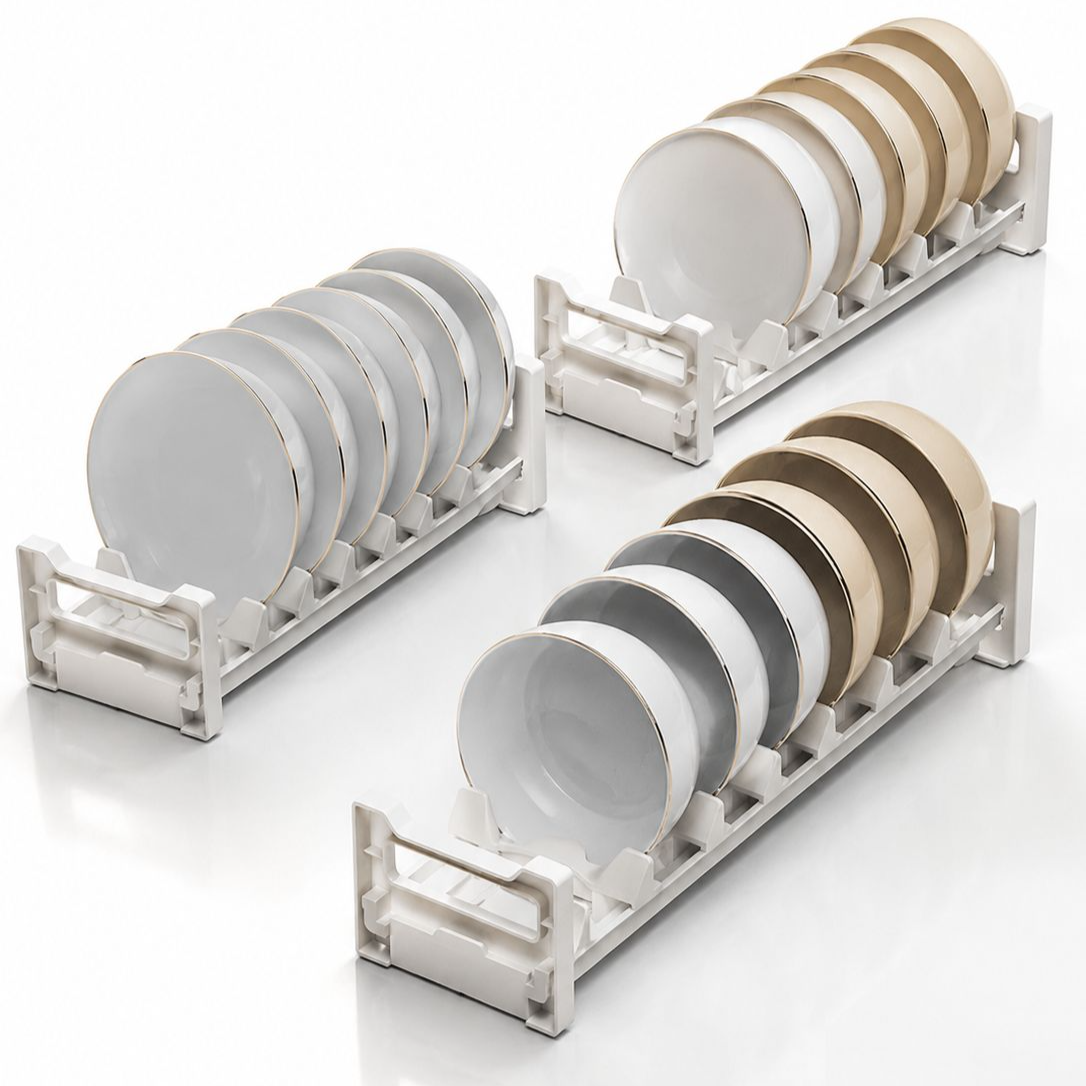 Kitchen drawer divider cabinet dish storage rack bowl and chopsticks plate storage box cutlery dish 