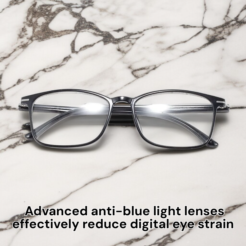 Ultra-light Metal Anti-Blue Light Smart Zoom Presbyopic Glasses for Men