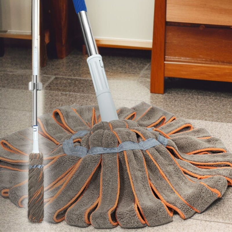 게으름뱅이 손빨래 셀프 짜임 산호 융털 밀대 흡수성 가정용 밀대 물걸레 축적 손빨래 행주