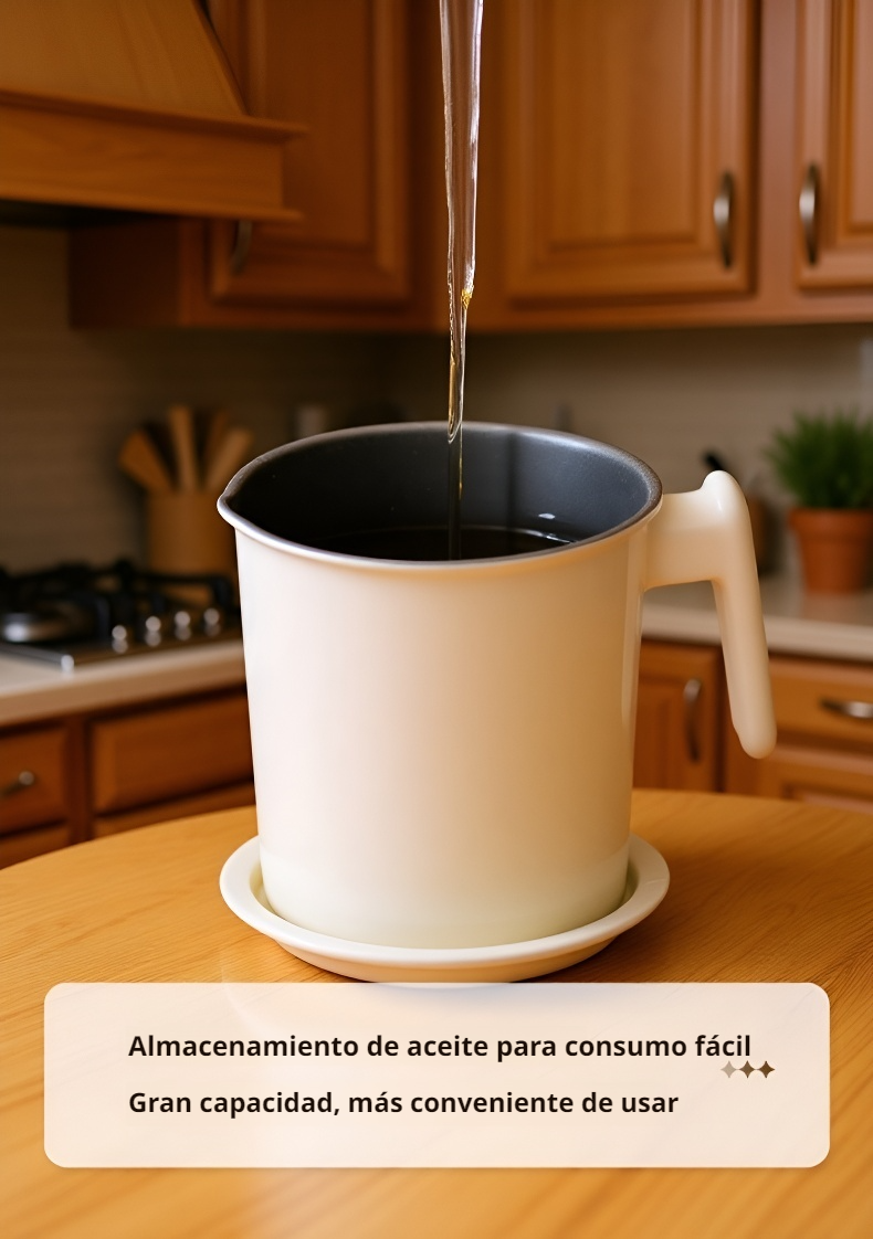 Accesorio de cocina para filtración de aceite