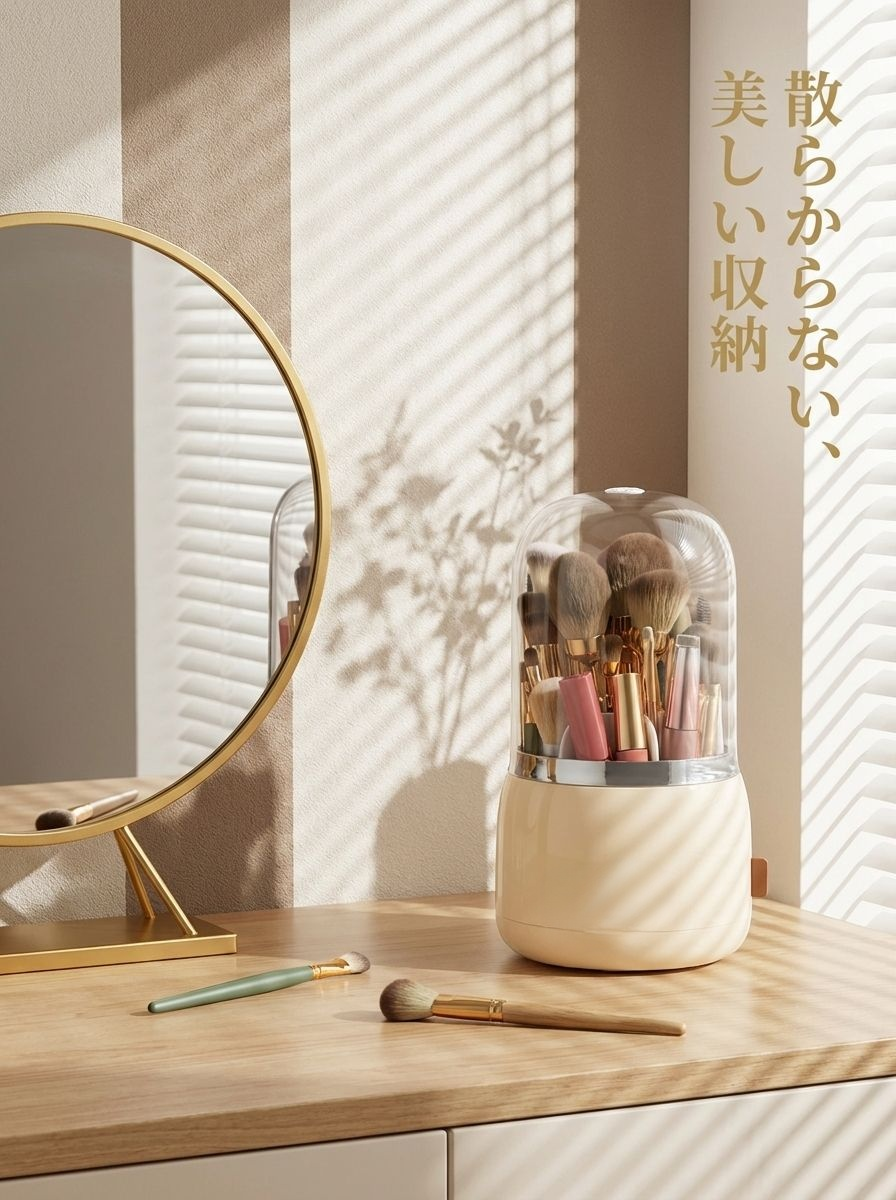 多機能メイクブラシ収納バケツの外観