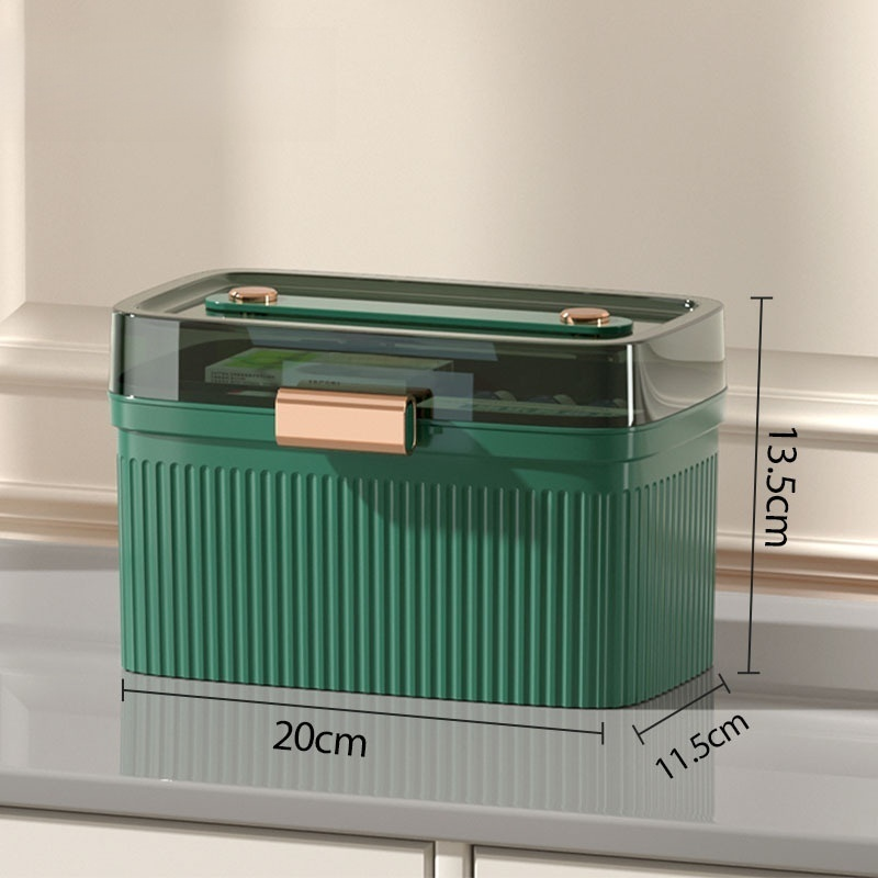 Large Capacity Multi-layer Medicine Box for Home Use