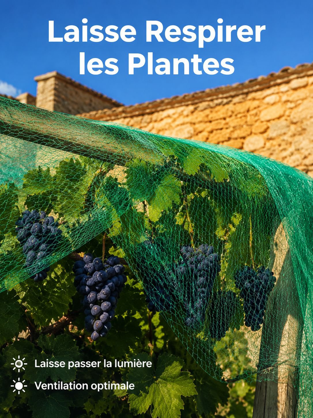 Filet anti-oiseaux pour jardin, filet de protection en polyéthylène pour cour, filet anti-oiseaux po