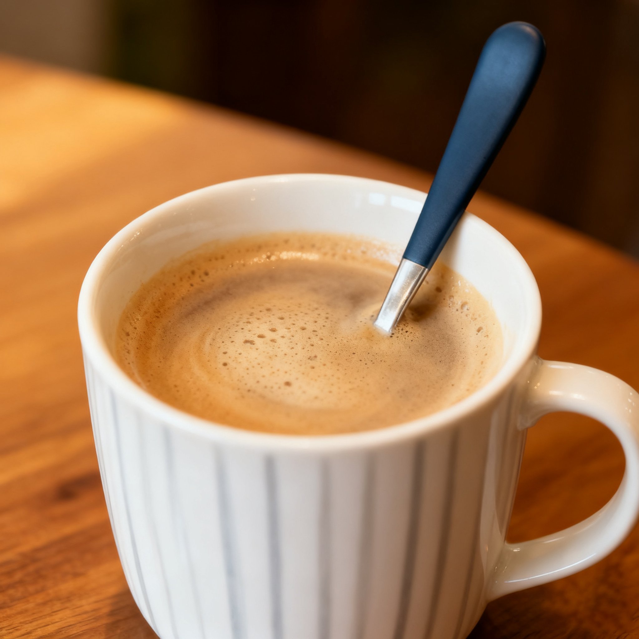 Stilvolle Esslöffel in Dunkelblau