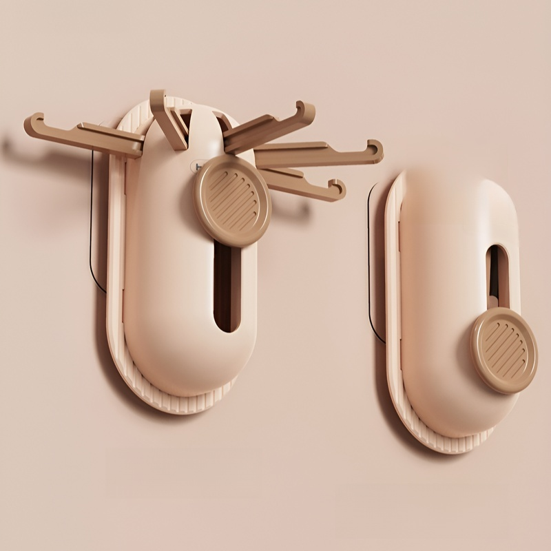 Creative telescopic five claw hook