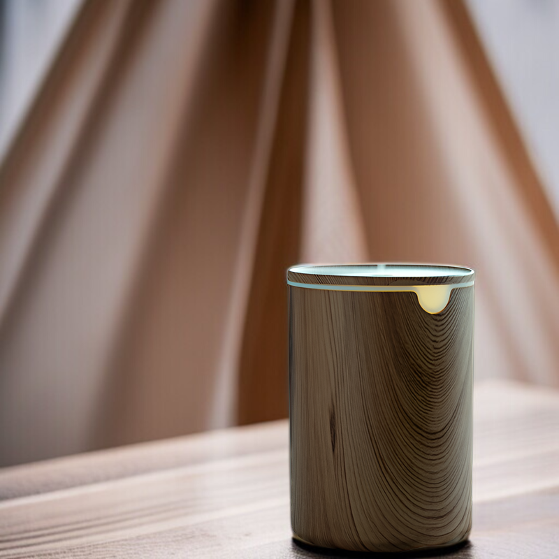 USB加湿器 ポータブル シンプル 木目調 新登場 手頃 大容量 越境 小型 ミニ 車 家庭用 静音