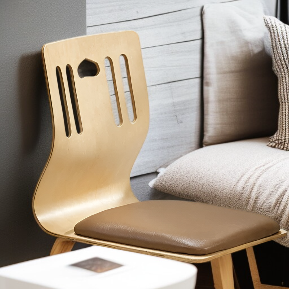 튼튼한 등받이 좌식의자