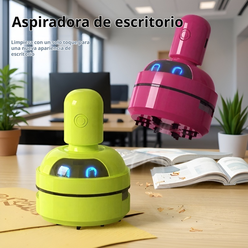 Aspiradora de Escritorio Mini Cartoon Inalámbrica y Eficiente