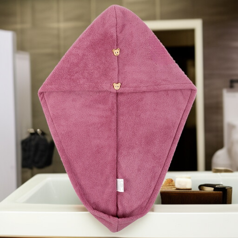 منشفة تجفيف الشعر سميكة