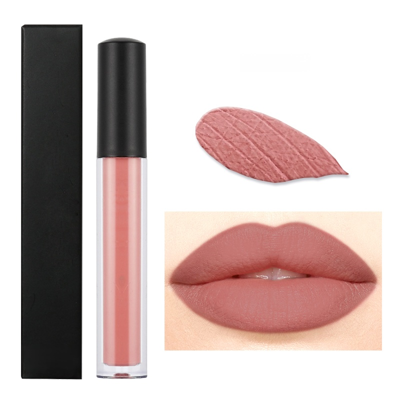 Lápiz labial líquido mate resistente al agua