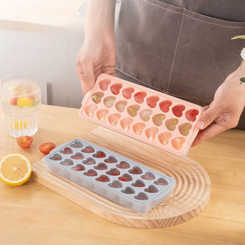 Heart Shaped Silicone Ice Cube Tray
