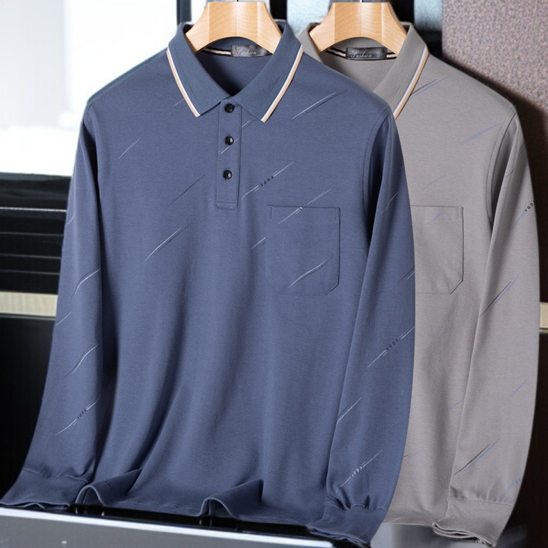 중장년 남성 레깅스 캐주얼 긴팔 티셔츠 남 순면 포켓 상의 봄가을 레깅스