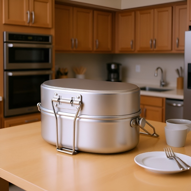 이중 구조로 보냉 가능한 도시락통