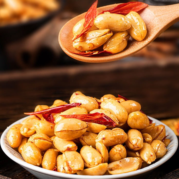 大罐裝酒鬼花生 香辣酥脆 休閒零食 下酒菜 花生米五香炒貨