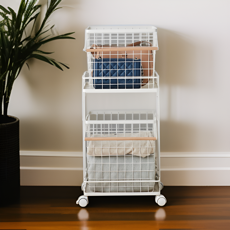 舒適鐵絲整理籃 單層/雙層（兩種選擇）