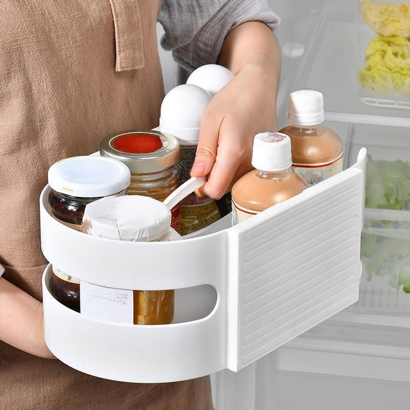  Organizador de cocina giratorio de esquina, soporte para especias y condimentos