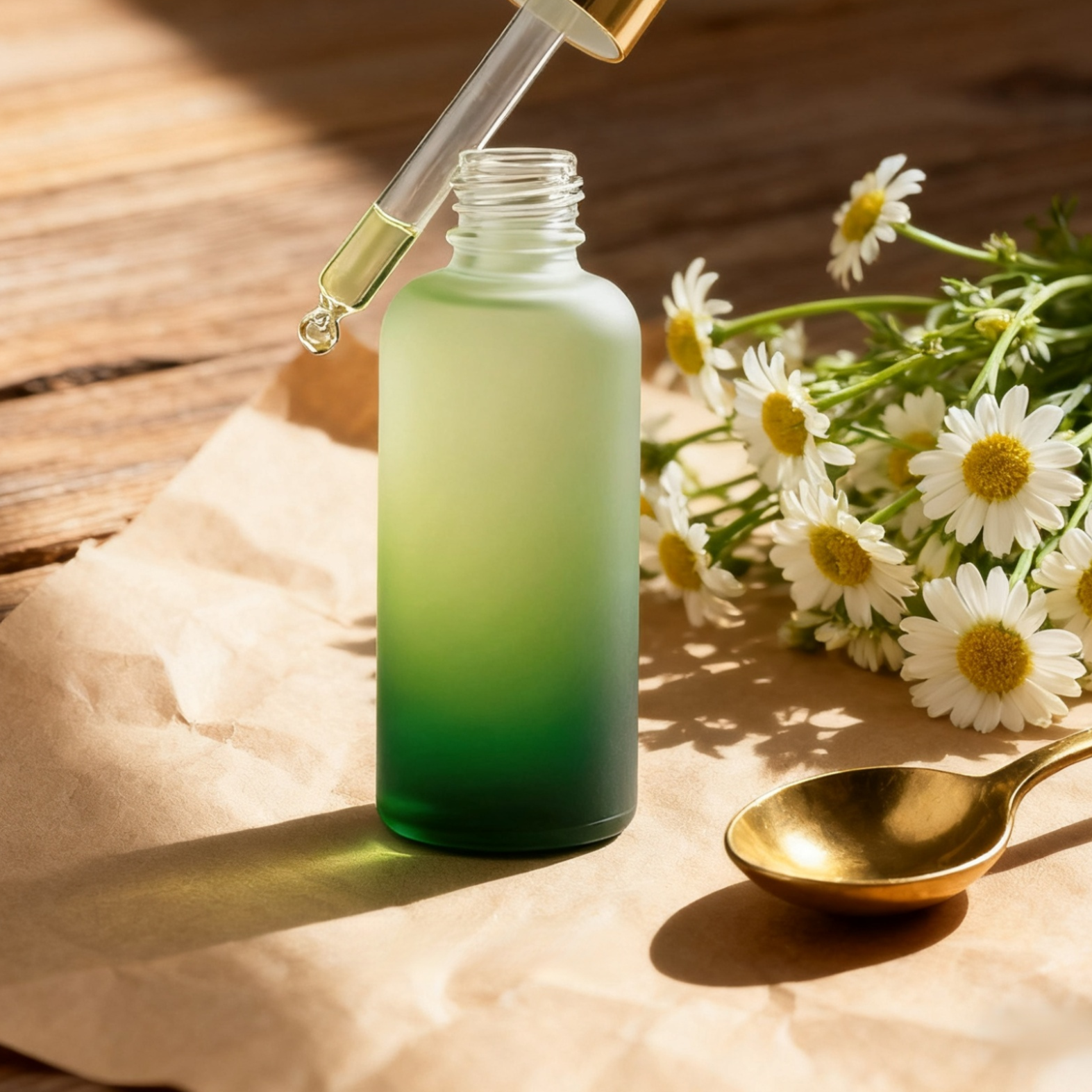 Ätherisches Kamillenöl für Aromatherapie und Wellness